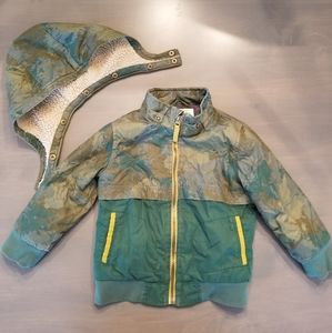 Boys coat with detachable hood